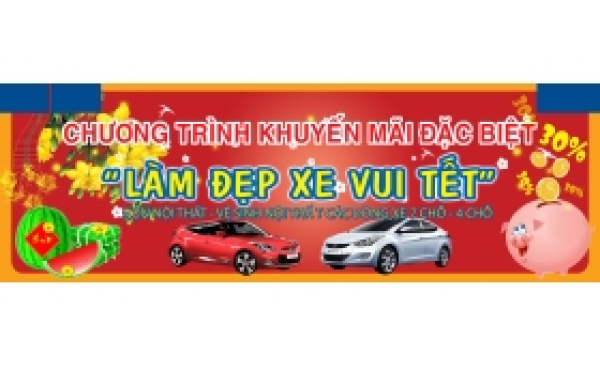 Làm Đẹp xe vui tết